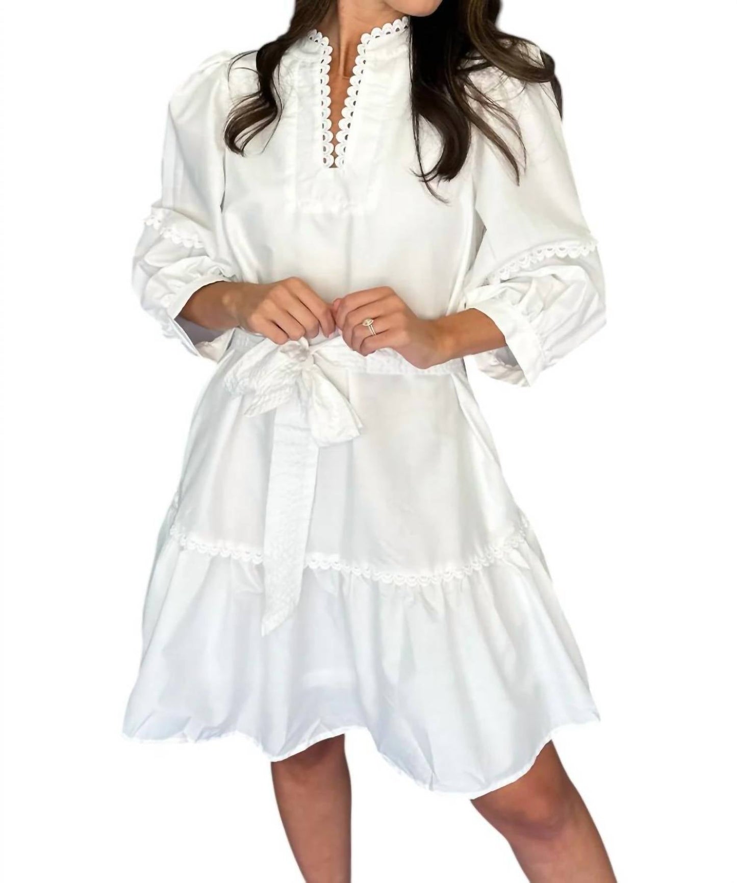 Entro - Tie Waist Mini Dress