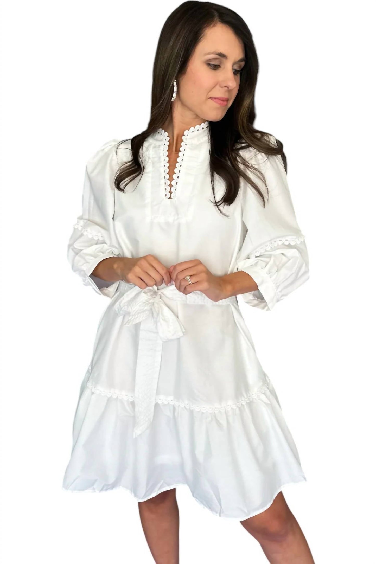 Entro - Tie Waist Mini Dress