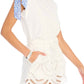 Allison New York - Ainsley Eyelet Belted Short