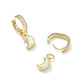 Kendra Scott - Women's Moon Huggie Earrings