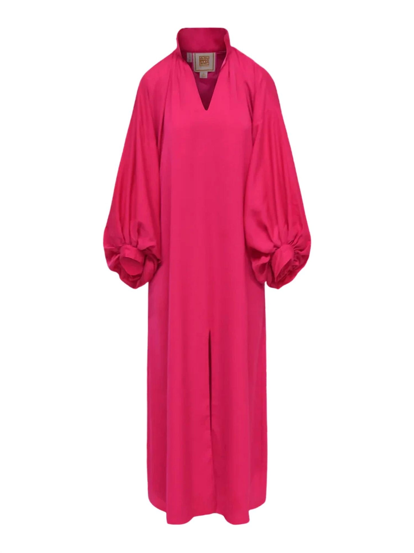 Emily Mccarthy - Women's Fiona Solid Front Slit Dress