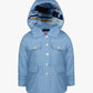 London Fog - Girls Snap-front Skirted Trench With Hood