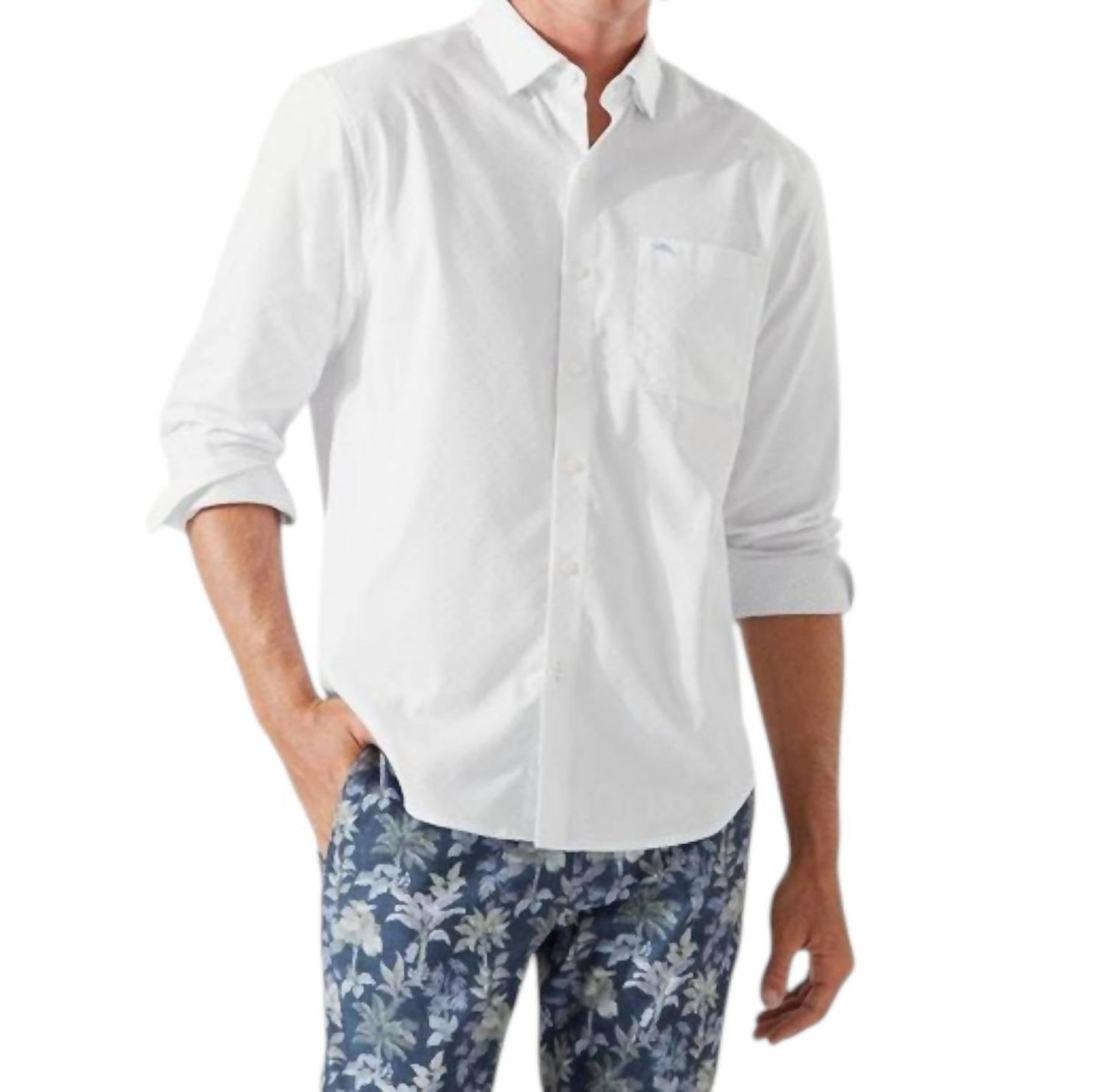 Tommy Bahama - Sarasota Stretch Ventura Isles IslandZone Stripe Shirt