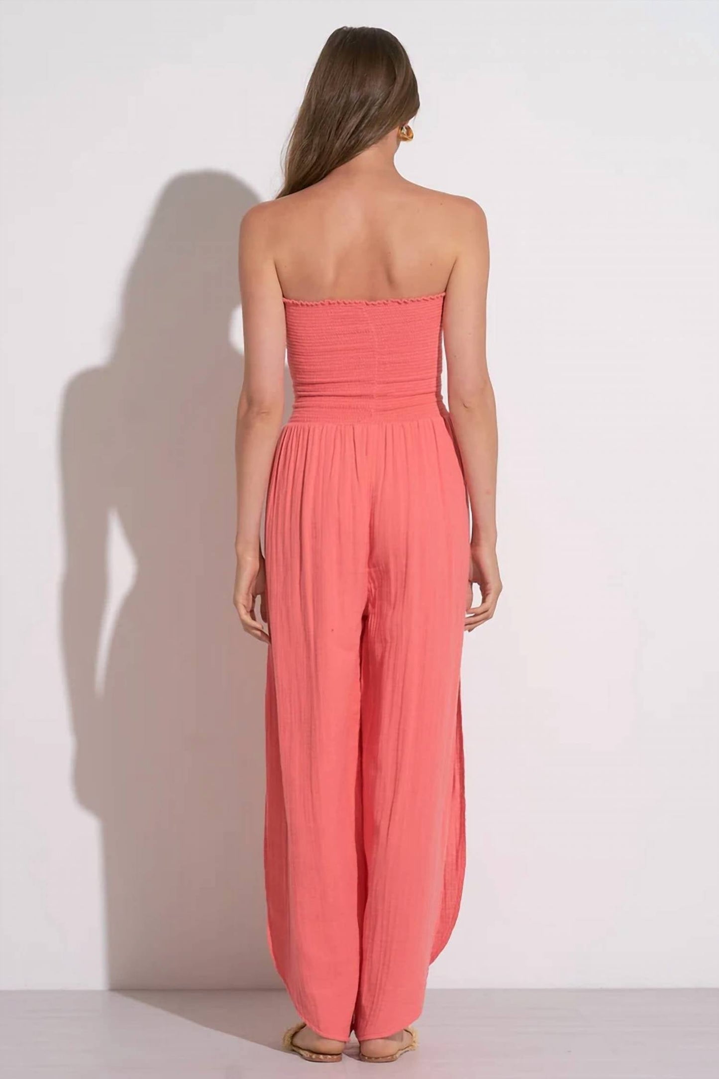 Elan - Smocked Strapless Jumper