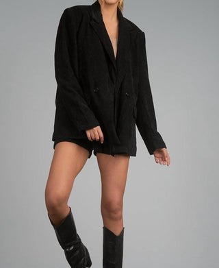Elan - Cassie Oversized Corduroy Blazer