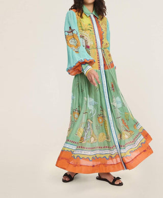 Alemais - Surrealist Ramie Shirtdress