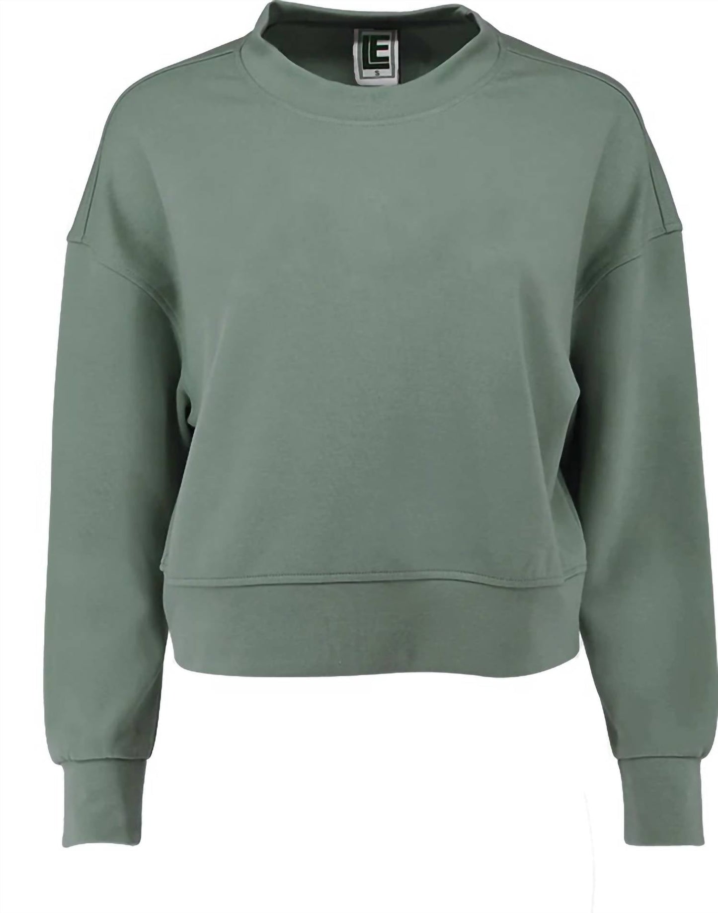Liquid Energy Apparel - Modal Oversized Cropped Crew Sweatshirt