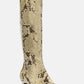 Schutz - Women's Dellia Snake-embossed Kitten Heel Boots