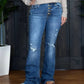 Judy Blue - Don't Be So Buttoned Up Flare Jeans