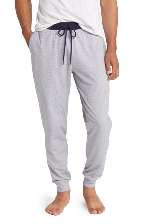 Daniel Buchler Knit Jogger Pajama Pants in Blue, Size Xx-Large