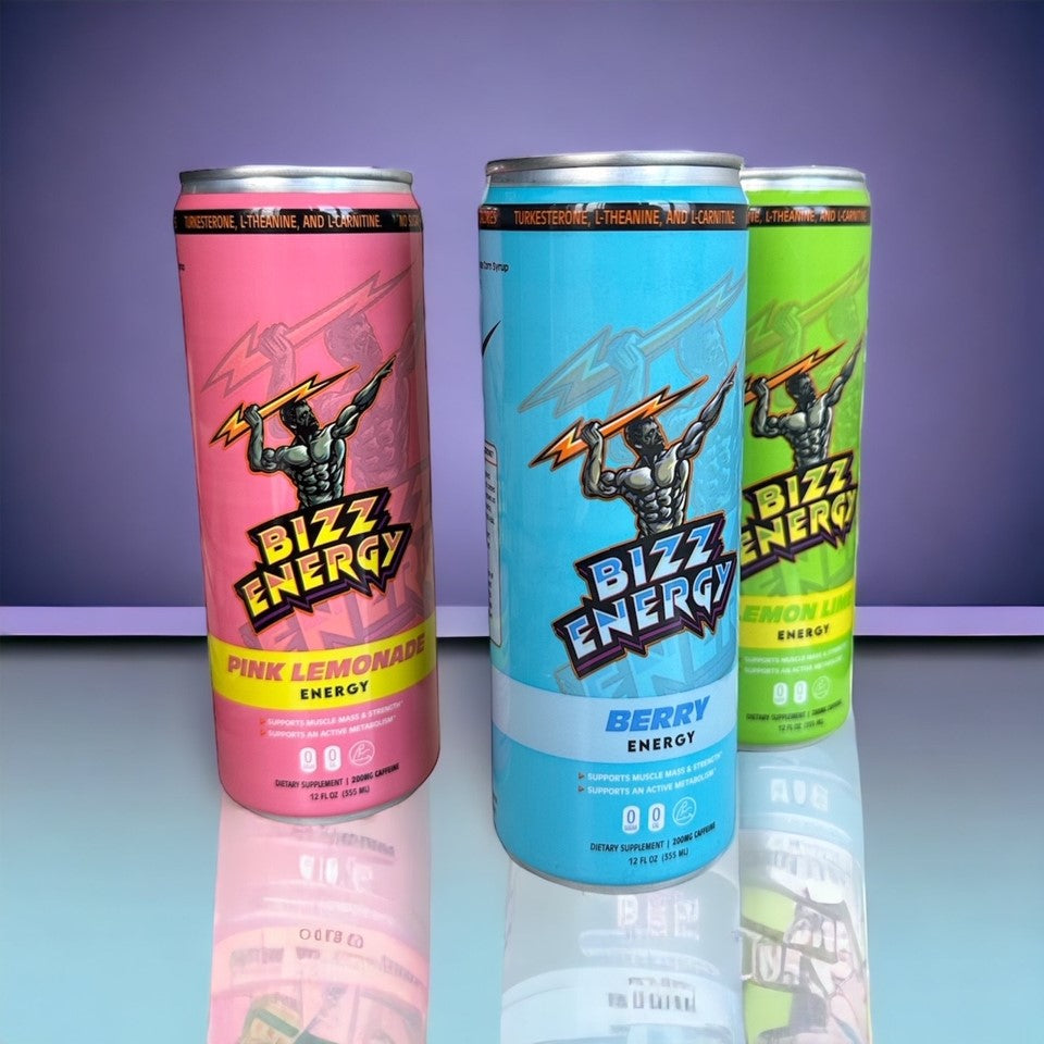 Bizz Energy Drink - 4 Pack, 12 Oz