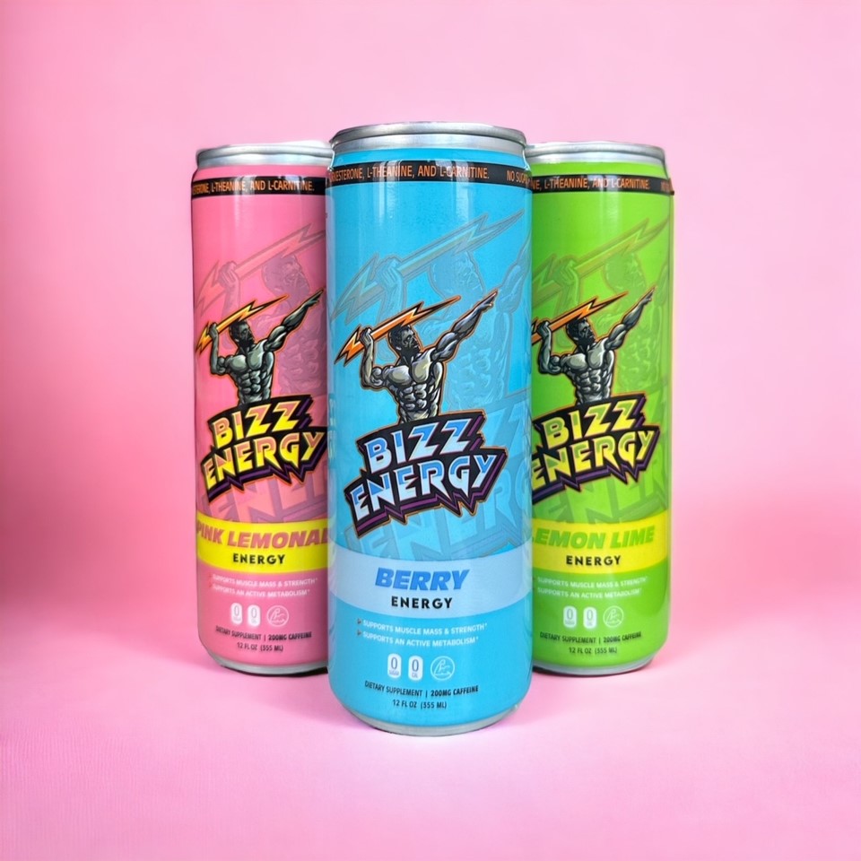 Bizz Energy Drink - 4 Pack, 12 Oz
