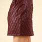 Very J - Textured Faux Leather Mini
