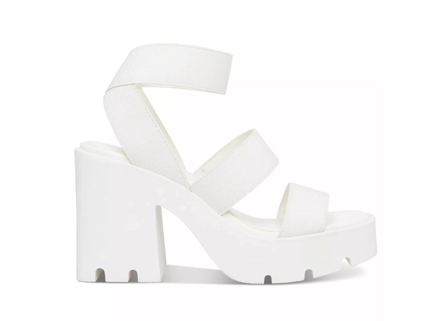 Steve Madden - Round Toe Strappy Lug Platform Sandals