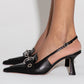 Aeyde - Women's Tara Eyelet Slingbacks