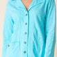 Habitat - Cotton Pebble Rolled Edge Cardigan