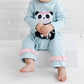 Lemon Loves Layette - Baby Girls Panda Romper