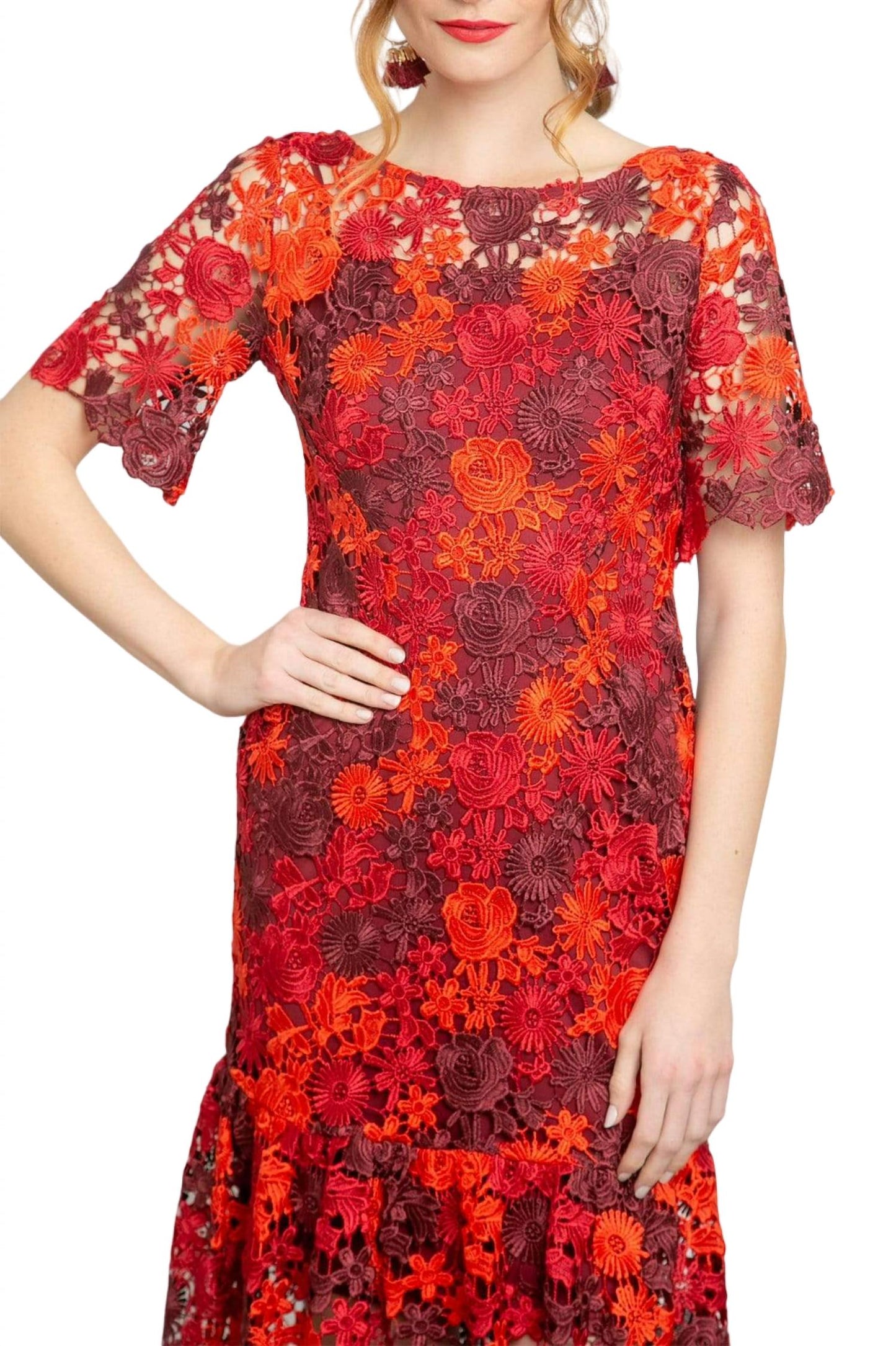 Eva Franco - Brigitte Embroidered Midi Dress