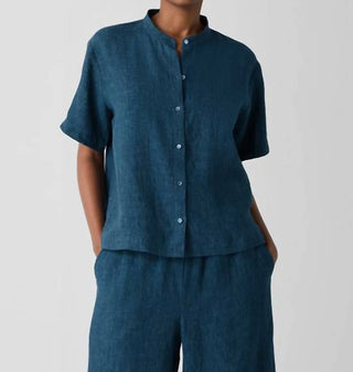 Eileen Fisher - Harbr Mandarin Collar Shirt