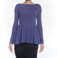 Matthildur - Atarah Peplum Long Sleeve Top