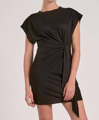 Elan - Jolene Side Tie Mini Dress