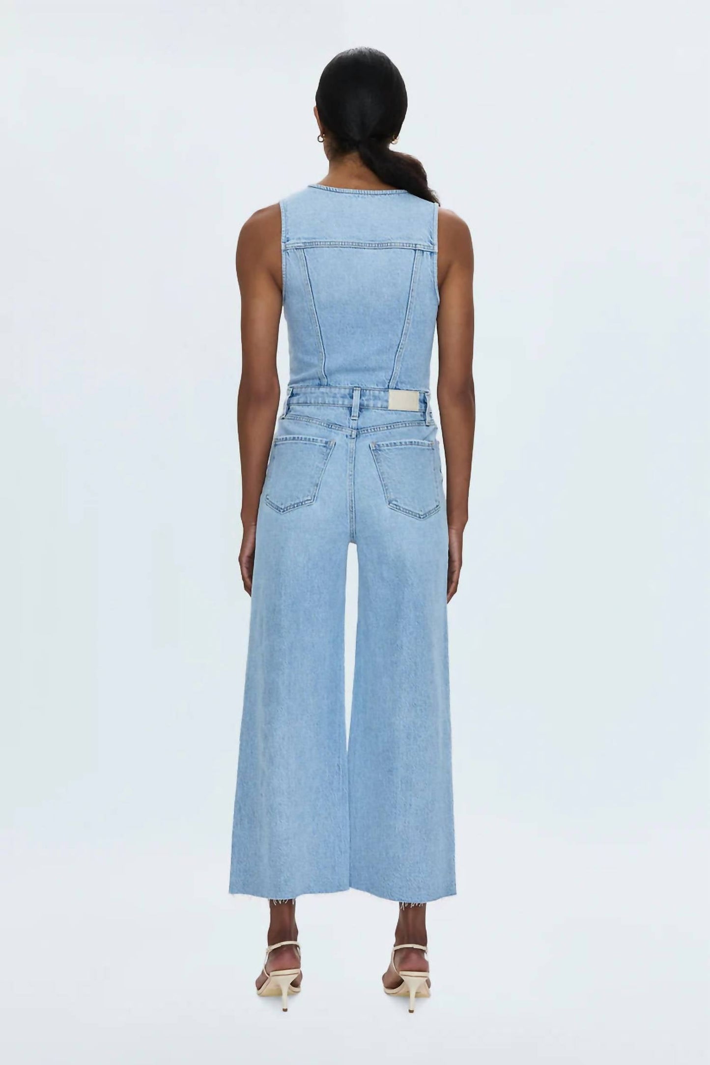 Pistola - Aria Cropped Fitted Vest Jumpsuit