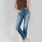 Special A - High Rise Relaxed Skinny Ripped Jeans