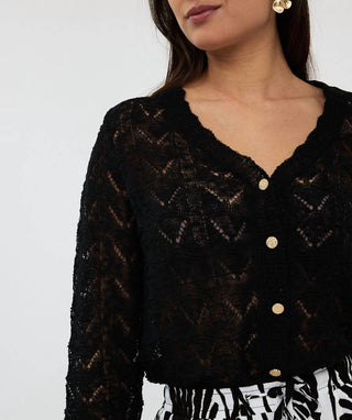 Esqualo - Fancy Knit Cardigan