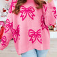 1 The Woman - Sealed with a Bow Sweater