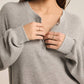 Z Supply - Jax Cozy Waffle Henley Classic Sweatshirt