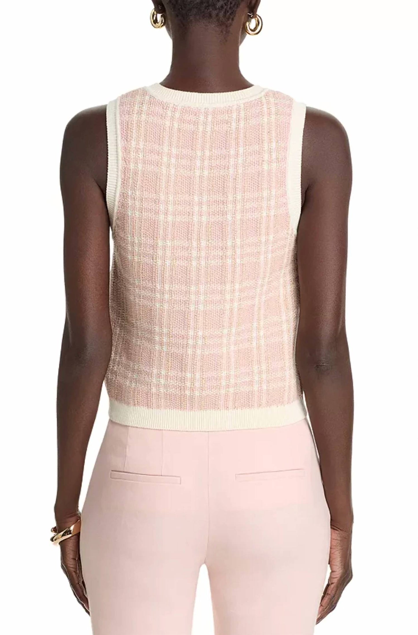 Veronica Beard - Cropped Jerrel Knit Tank Top