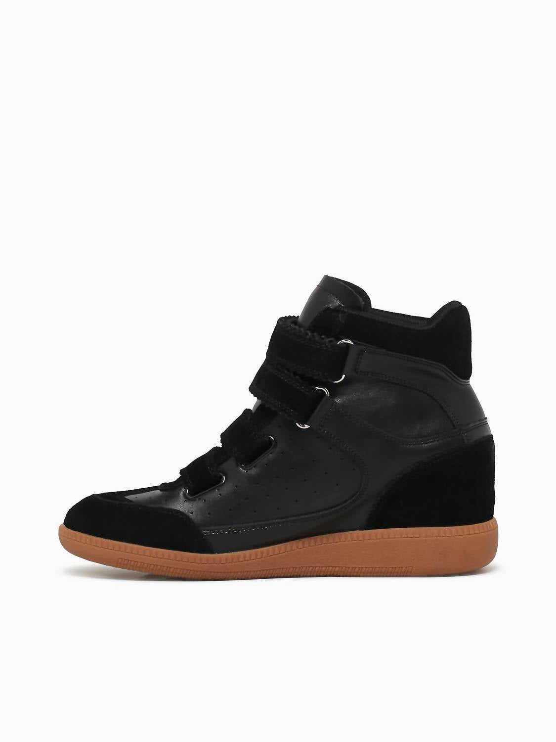 Steve Madden - Women's High Top Velcro Wedge Sneaker
