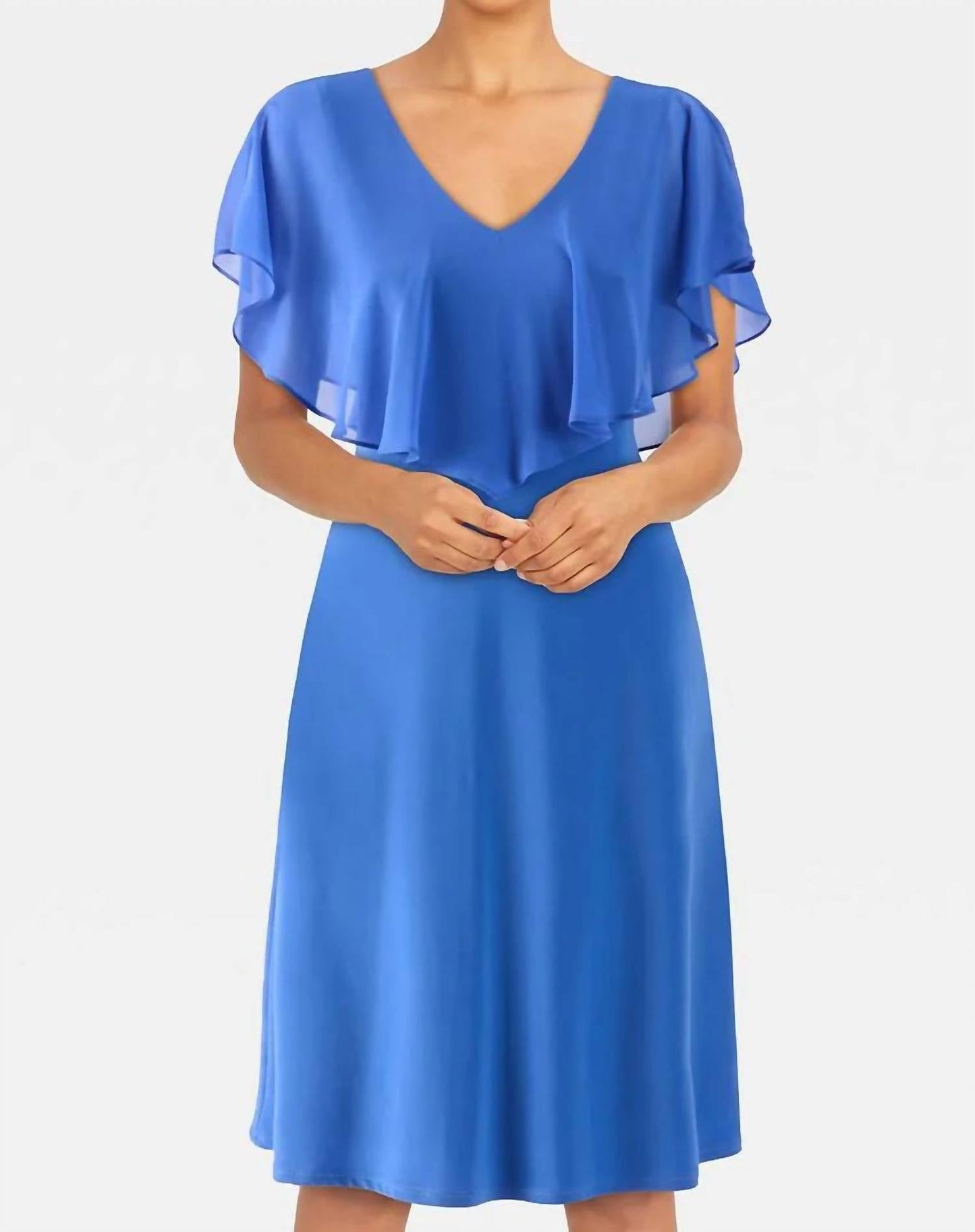 Joseph Ribkoff - Chiffon Overlay Dress