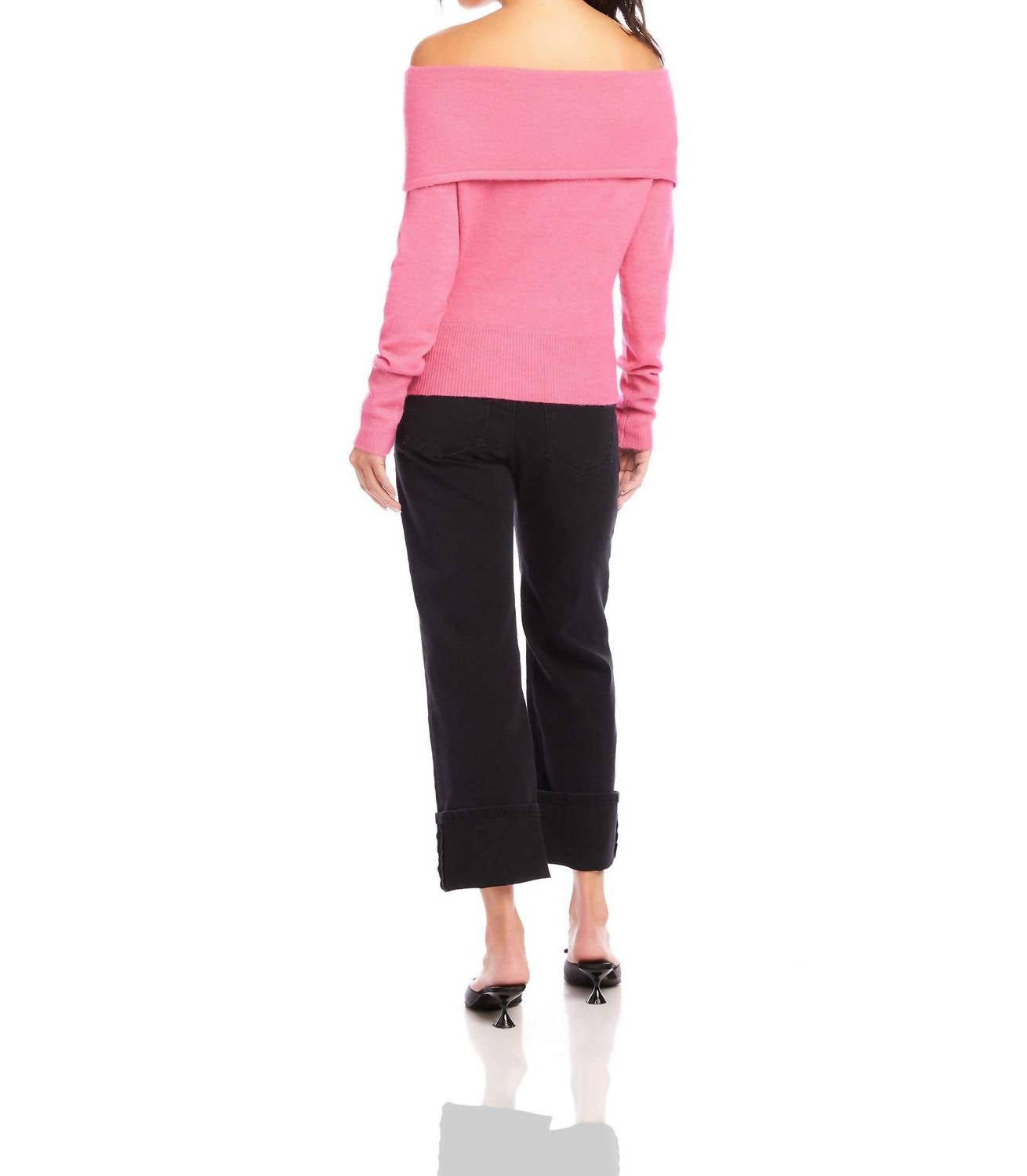 Fifteen Twenty - Monique Off The Shoulder Sweater