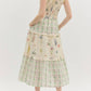 Entro - Tiered Floral Midi Dress