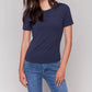 Charlie B - Double Cloth Short Sleeve Tee