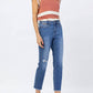 Judy Blue - Howdy High Waist Boyfriend Jeans With Stitched Seam Detail - Plus Size