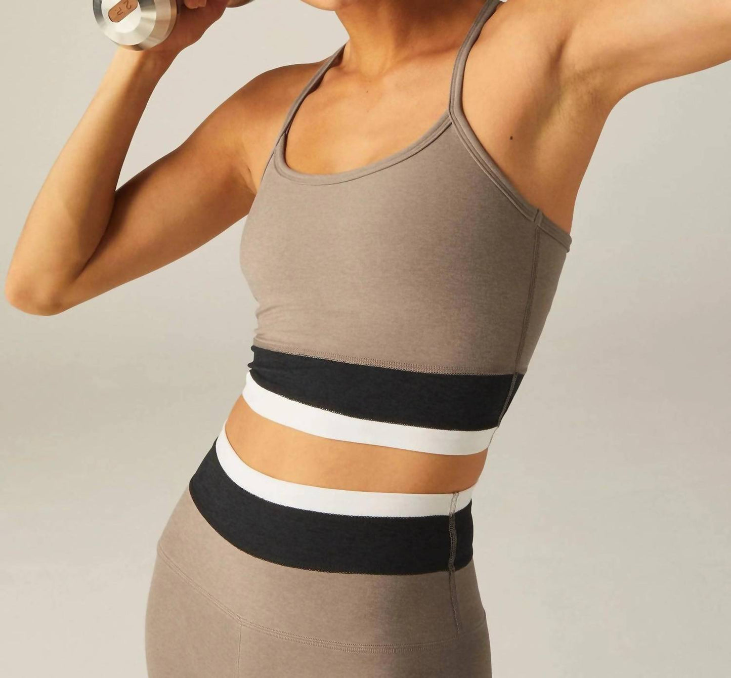 Beyond Yoga - Spacedye Horizon Colorblock High Cropped Tank Top