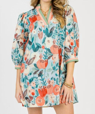 Entro - Fresh Start Floral Dress