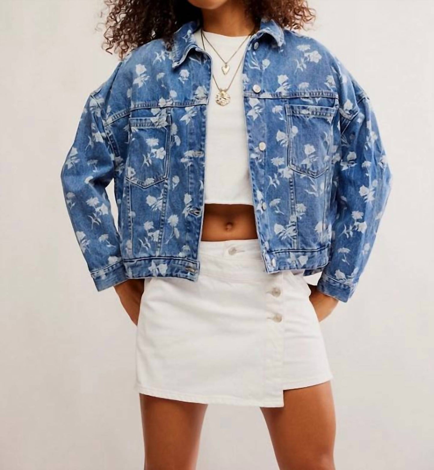 Free People - Opal Swing Denim Jacket