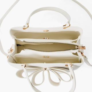 Like Dreams - Women's Jenna Bow Vegan Satchel Crossbody Bag