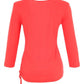 Dolcezza - Women's Ruched Side Tie Top