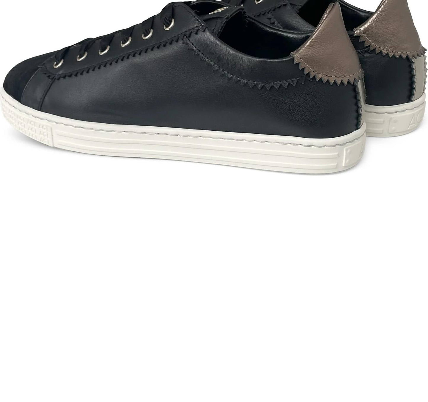 Agl - Women's Velvet And Metallic Sneaker