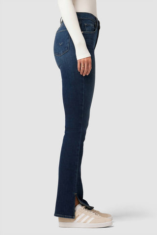 Hudson - Barbara High-Rise Baby Bootcut Jean w/ Slit Hem
