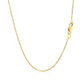 10k Yellow Gold Diamond Cut Cable Link Chain (1.10 mm)