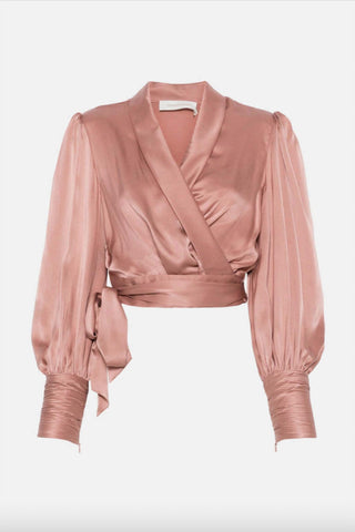 Zimmermann - Silk Wrap Top