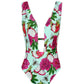 Lia Sahara - Women's Plunge One Piece Swimsuit