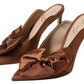Sam Edelman - Women's Azalea Slip On Pointed Toe Bow Detailed Stiletto Pumps