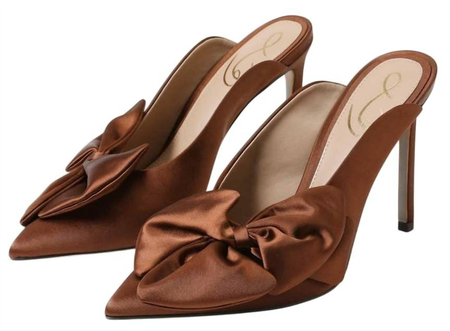 Sam Edelman - Women's Azalea Slip On Pointed Toe Bow Detailed Stiletto Pumps