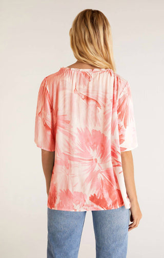 Z Supply - Aylin Watercolor Leaf Top
